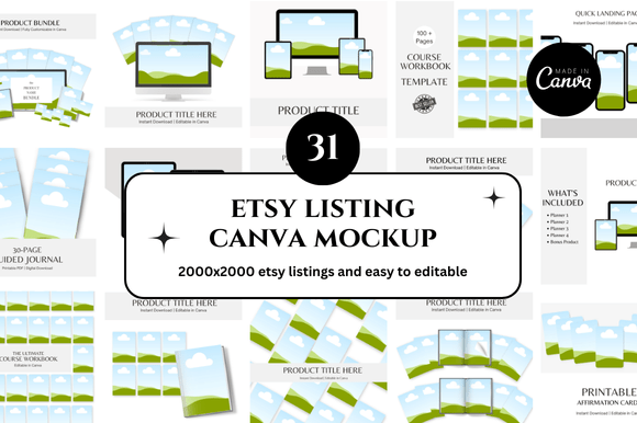 31 Etsy Canva Mockup Templates: Elevate Your Shop