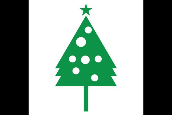 Christmas Tree Icons: Green Festive Design Assets