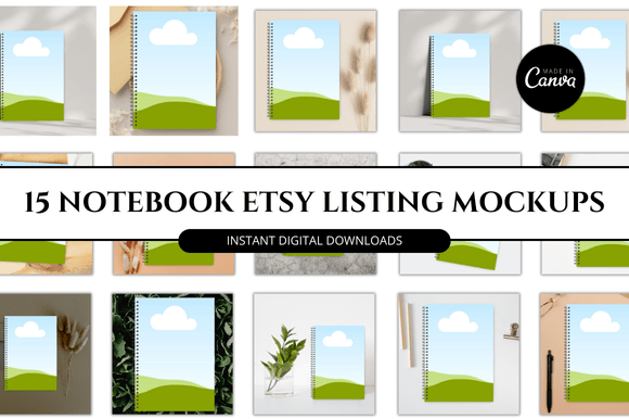 Elevate Your Etsy Shop: Mastering the Planner Journal Etsy Canva Mockup