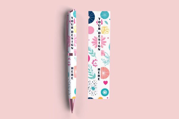 Elevate Your Product Display with the Pen Pattern Wrap Mockup