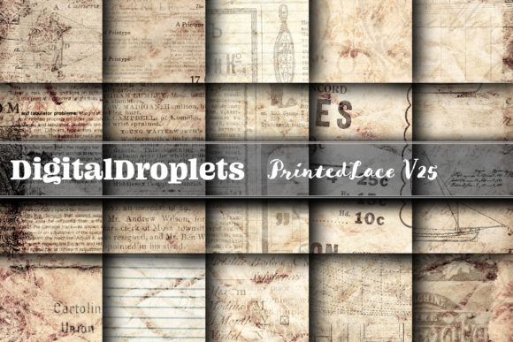Elevate Your Projects with Printed Lace Vol. 25 | Collection