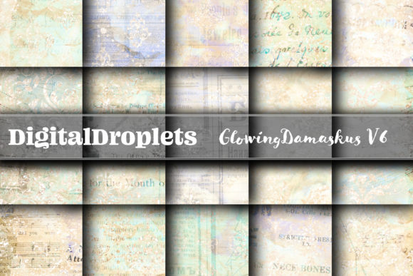 Glowing Damaskus Vol. 6 | Vintage Paper Collection