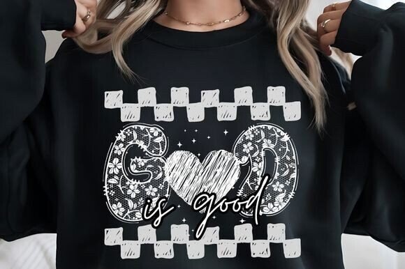 God is Good Lace: Elegant Script for Modern Branding