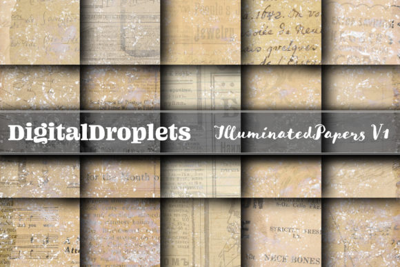 Illuminated Papers Vol. 1: Vintage Textures for Modern Projects