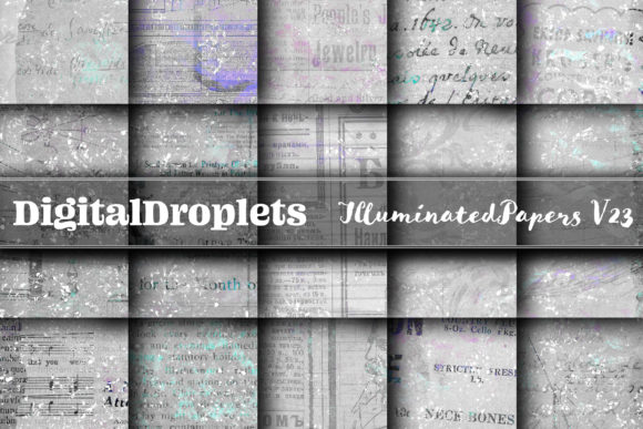 Illuminated Papers Vol. 23: A Vintage Texture for Modern Design