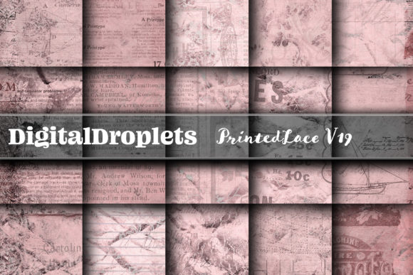 Printed Lace Vol. 19: A Vintage Paper Collection for Layered Design