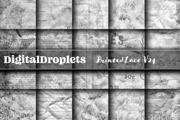 Printed Lace Vol. 24: Vintage Texture for Modern Projects