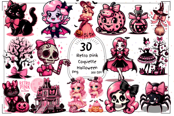 Retro Pink Coquette Halloween Vol.1: A Modern Twist on Spooky Season