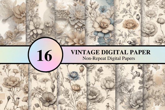 Timeless Textures: Using Vintage Digital Paper in Your Projects