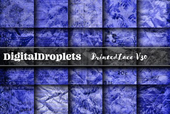 Vintage Texture Meets Digital Craft: Exploring Printed Lace Vol. 30